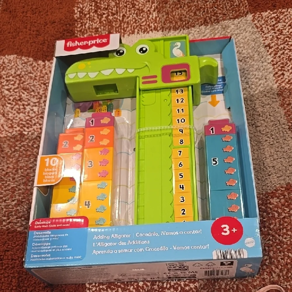 New Fisher-Price Colorful Counting Alligator